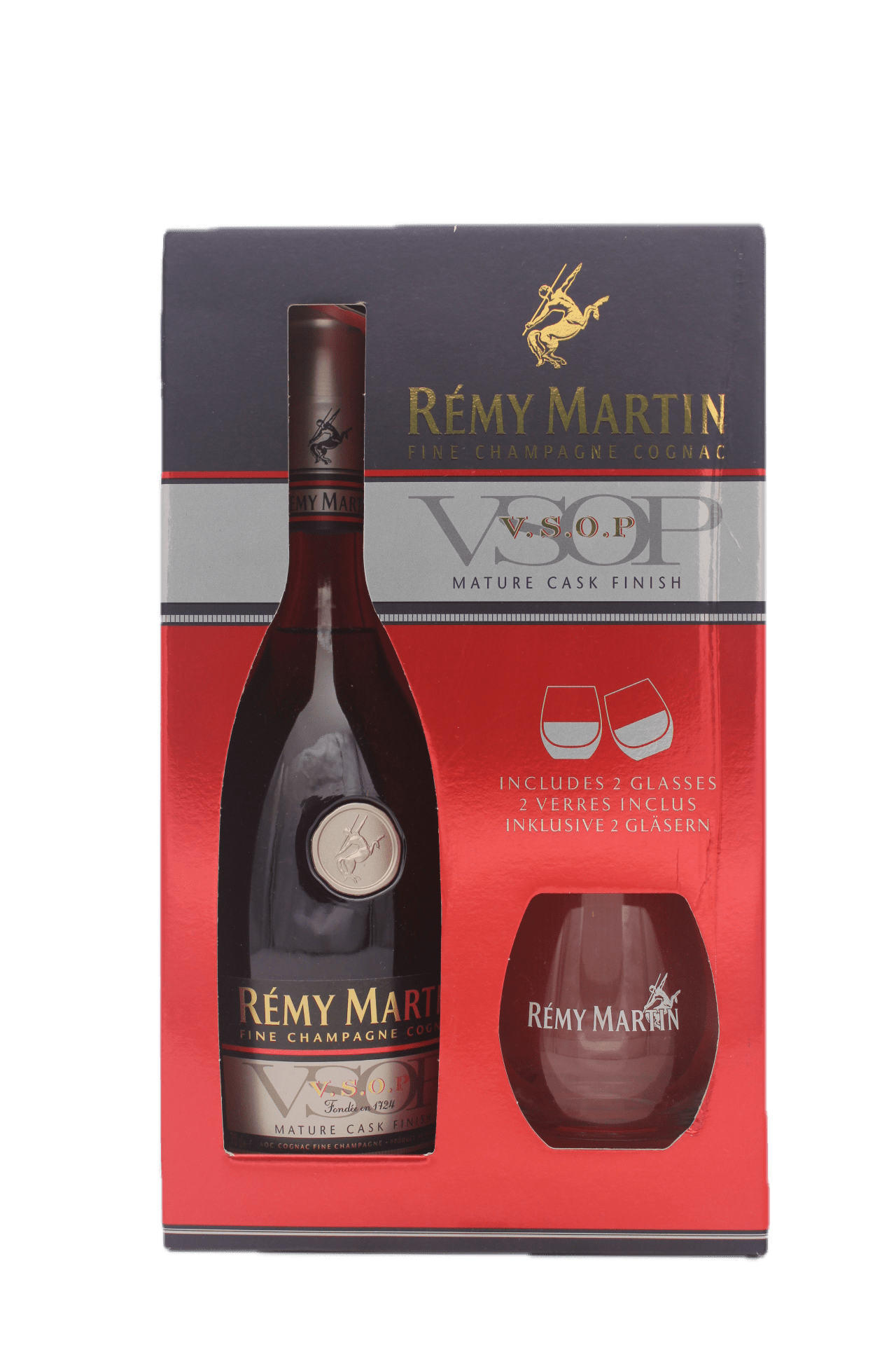 Remy Martin - VSOP Oude Botteling met 2 Tumblers