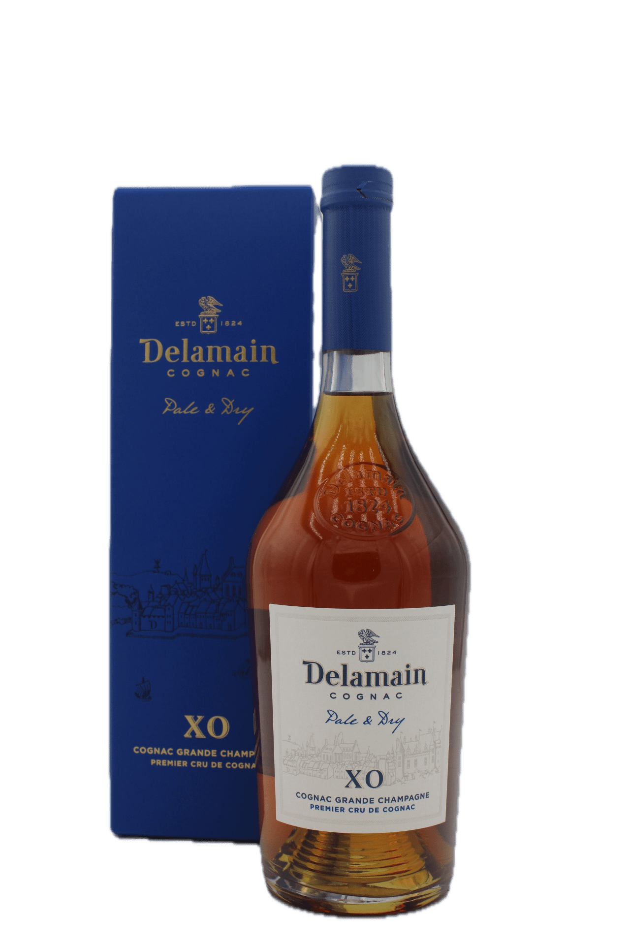 Delamain Cognac Pale & Dry X.O. in geschenkdoos 0,7L