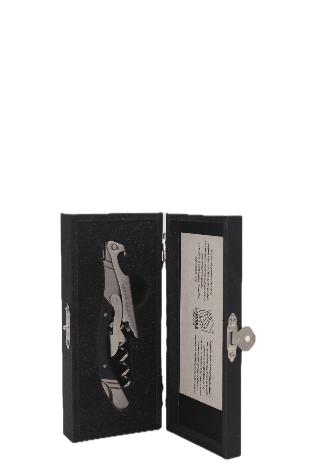 Laguiole kurkentrekker zwart ebbenhout