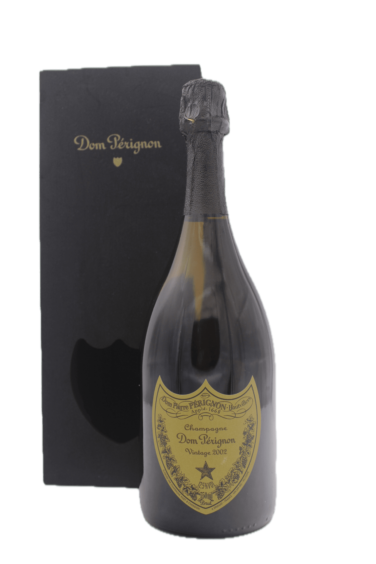Champagne Dom Perignon 2002 met Coffret