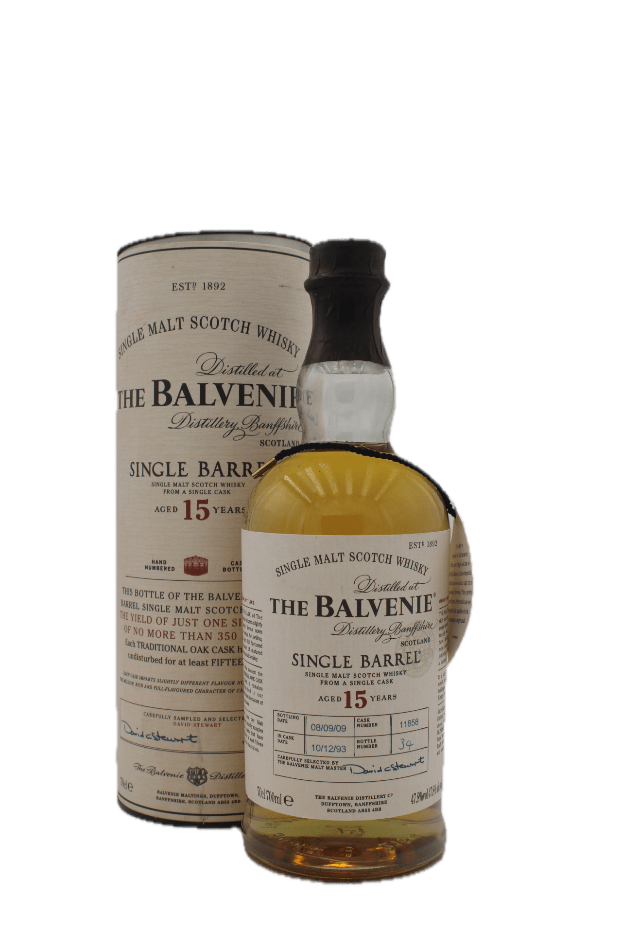 Balvenie - 15 Years Single Barrel 1993 (Cask 11858)